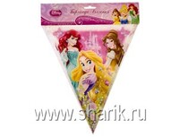 1505-0565 Гирлянда-вымпел Disney Принцессы 360см/А