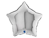 1204-1487 Г Б/РИС ЗВЕЗДА 18" Металлик Silver