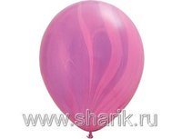 1108-0343 Q 11" Супер Агат Pink Violet