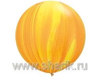 1108-0354 Q 30" Супер Агат Yellow Orange