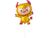 1206-1631 Ф М/ФИГУРА/3 Монстрик желтый 1206-1631 Ф М/ФИГУРА/3 Монстрик желтый