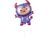 1206-1634 Ф М/ФИГУРА/3 Монстрик лиловый 1206-1634 Ф М/ФИГУРА/3 Монстрик лиловый