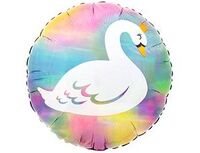 1202-4218 А 18" Лебедь пастель переливы S55