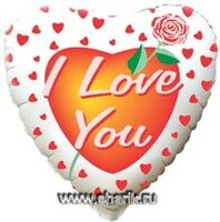 1202-0410 Ф 18" ILY Роза(FM)