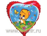 1202-0463 Ф 18" Мышка с бабочкой(FM)