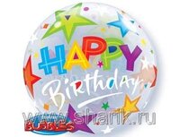 1202-1224 П BUBBLE 22" HB Звезды Уп