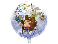 1202-2024 Ф 18" Винни-Пух С НОВЫМ ГОДОМ/FM