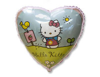 1202-2037 Ф 18" Hello Kitty в саду/FM