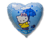 1202-2039 Ф 18" Hello Kitty с зонтом/FM