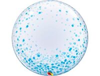 1202-2750 П BUBBLE DECO 24" Конфетти голубое