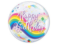 1202-2969 П BUBBLE 22" HB Единорог Радуга	