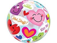 1202-3179 П BUBBLE 22" ILY Сердца смайлы	