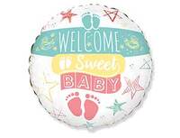 1202-3090 Ф 18" WELCOME SWEET BABY/FM