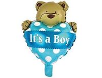  1206-1370 К М/ФИГУРА Мишка с сердцем голубым 