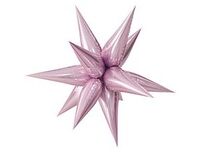  1209-0439 К 3D ЗВЕЗДА 25" Составная Light Pink 