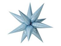  1209-0440 К 3D ЗВЕЗДА 25" Составная Light Blue 