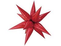  1209-0441 К 3D ЗВЕЗДА 25" Составная Red 