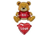  1208-0650 К ФИГУРА AIR LOVE Мишка с сердцем 