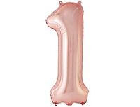 1207-6625 К ЦИФРА 1 40" Металлик Rose Gold