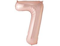 1207-6631 К ЦИФРА 7 40" Металлик Rose Gold