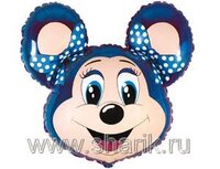 1206-0129 Ф М/ФИГУРА/3 Лолли Маус синяя(FM)