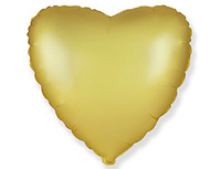1204-0955 Ф Б/РИС 18" СЕРДЦЕ Сатин Gold