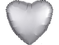 1204-0632 А Б/РИС СЕРДЦЕ 18" Сатин Platinum