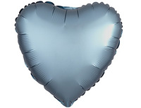 1204-0634 А Б/РИС СЕРДЦЕ 18" Сатин Steel Blue