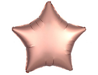  1204-0675 Р Б/РИС ЗВЕЗДА 18" Металлик Rose Gold