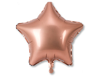  1204-0747 Р Б/РИС ЗВЕЗДА 18" Сатин Rose Gold