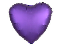  1204-0832 Р Б/РИС СЕРДЦЕ 18" Сатин Purple