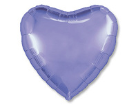  1204-0862 Р Б/РИС СЕРДЦЕ 18" Пастель Lavender