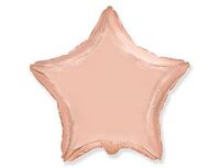 1204-1077 Ф Б/РИС 18" ЗВЕЗДА Металлик Rose Gold УП