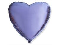 1204-1095 Ф Б/РИС 18" СЕРДЦЕ Металлик Lilac УП	