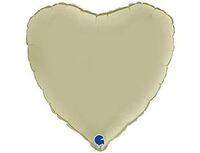 1204-1214 Г Б/РИС СЕРДЦЕ 18" Сатин Olive Green	