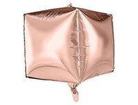 1209-0434 Р 3D КУБ 26" Б/РИС Металлик Rose Gold