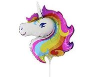  1206-1513 Г М/ФИГУРА/Голова единорога радужная 