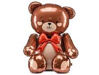1207-6125 ПД ФИГУРА AIR Мишка сидячий с бантом	