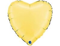 1204-1678 Г Б/РИС СЕРДЦЕ 18" Сатин Banana Yellow	