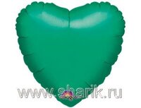 1204-0181 А Б/РИС СЕРДЦЕ 18" Металлик Green