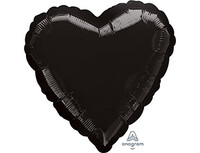1204-0528 А Б/РИС СЕРДЦЕ 18" Пастель Black