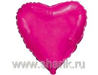 1204-0173 Ф Б/РИС 9" СЕРДЦЕ Металлик Purple(FM)