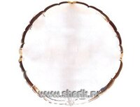 1204-0094 Ф Б/РИС 18" КРУГ Металлик Silver(FM)