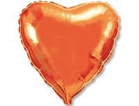 1204-0531 Ф Б/РИС 18" СЕРДЦЕ Металлик Orange