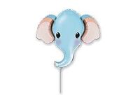 1206-1282 Ф М/ФИГУРА/3 Голова Слона голубая