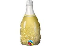 1206-1318 П МИНИ ФИГУРА Бутылка шампанского золото	