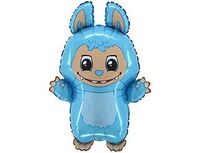 1207-6497 Г ФИГУРА Эльф плюшевая кукла голубая
