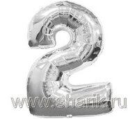 1207-0255 А ЦИФРА 2 Silver	