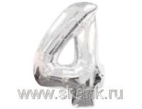 1207-0259 А ЦИФРА 4 Silver	