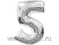 1207-0261 А ЦИФРА 5 Silver	